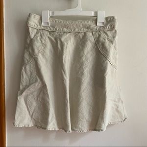 Linen Mini Skirt